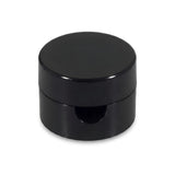 Passa-cabo de parede universal para cabo têxtil — Preto