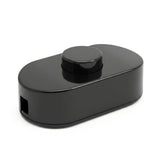 Interruptor de pé unipolar preto para candeeiros de pé — Preto