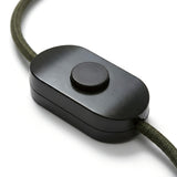 Interruptor de pé unipolar preto para candeeiros de pé — Preto
