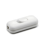 Interruptor bipolar de báscula para cabo de candeeiro — Branco