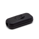 Interruptor bipolar de báscula para cabo de candeeiro — Preto