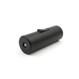 Interruptor cilíndrico basculante unipolar com terra — Preto