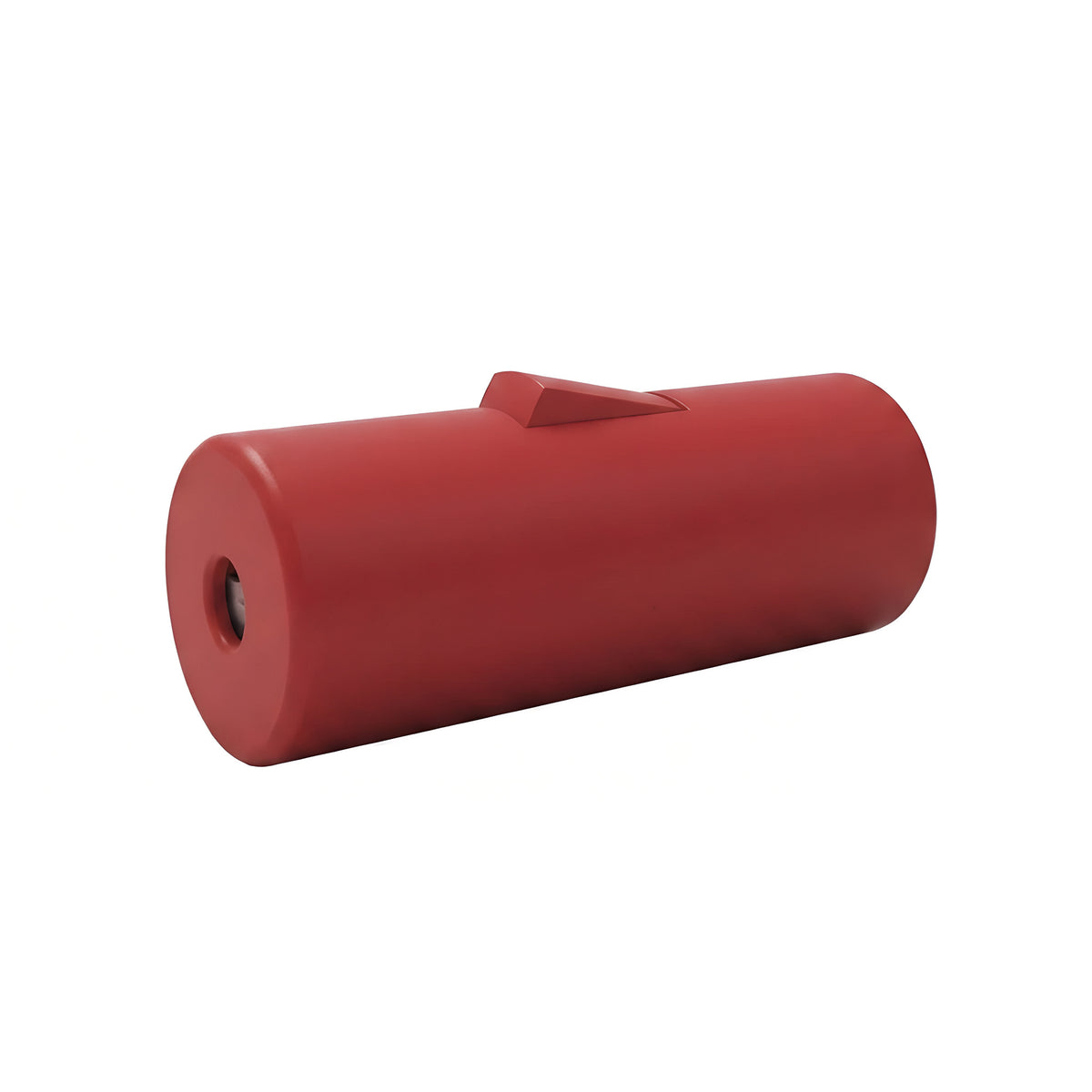 Interruptor cilíndrico basculante unipolar com terra — Vermelho