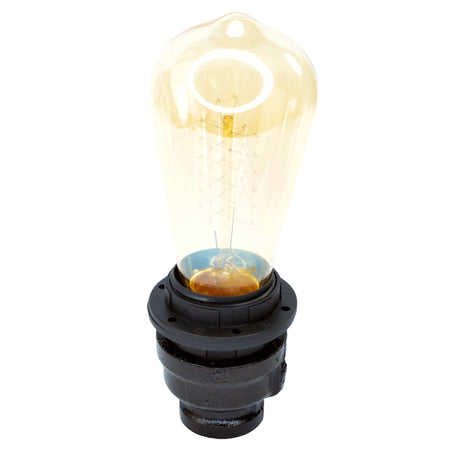 [DIY] Kit Soquete E27 Termoplástico em Conector – deco – pintura preta