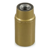 Casquilho E14 em baquelite — Dourado
