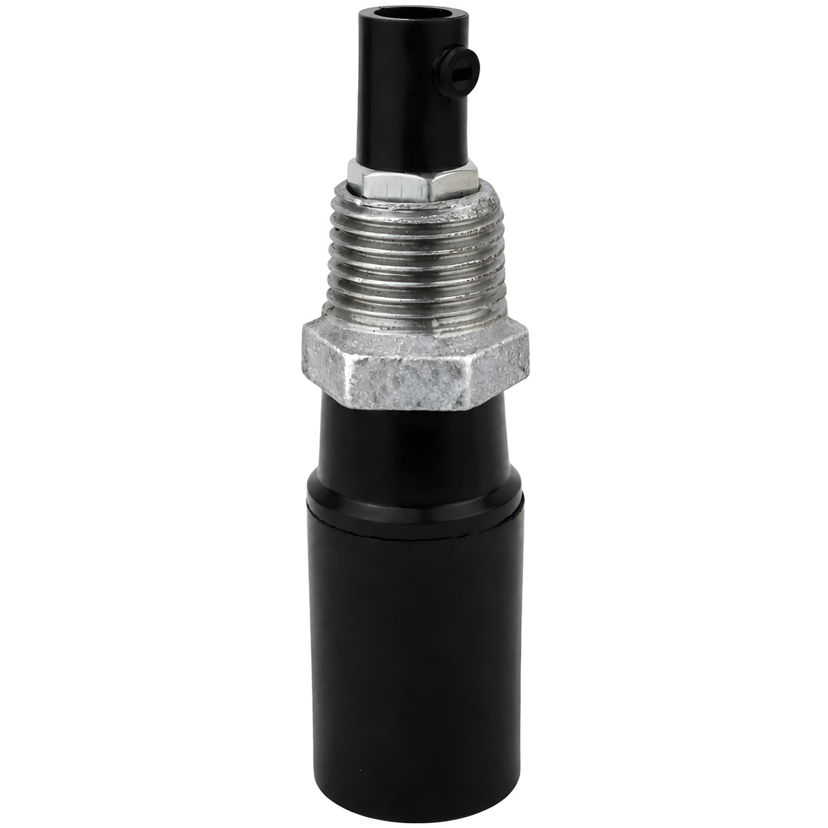 Kit de casquilho E14 em baquelite sobre acessório 1/2'' (15x21mm) macho em ferro fundido galvanizado