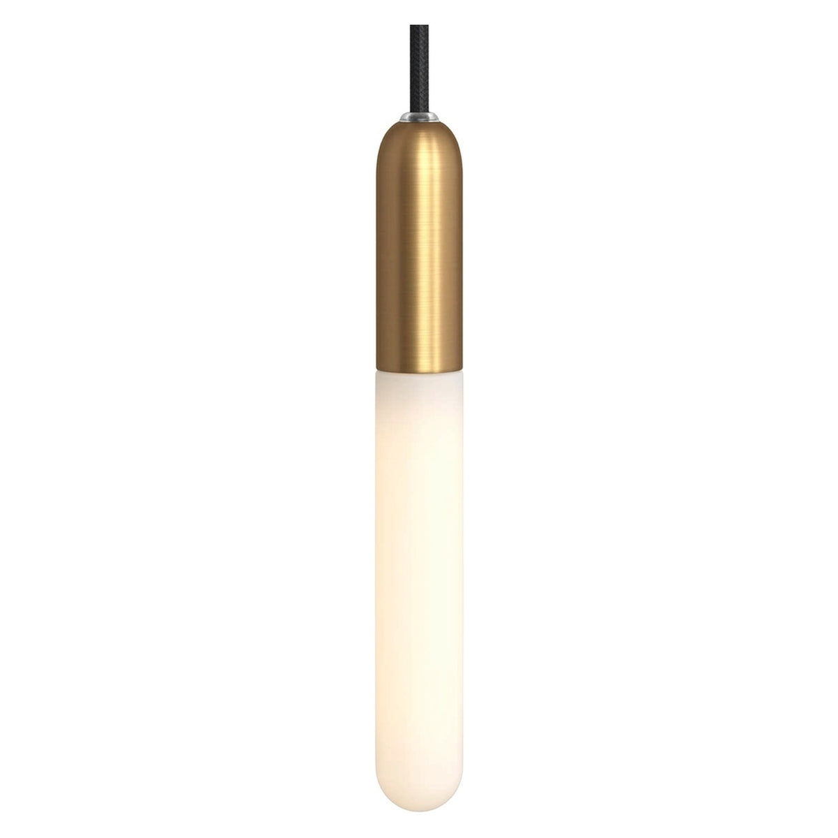 Casquilho E14 compacto em metal — Bronze acetinado