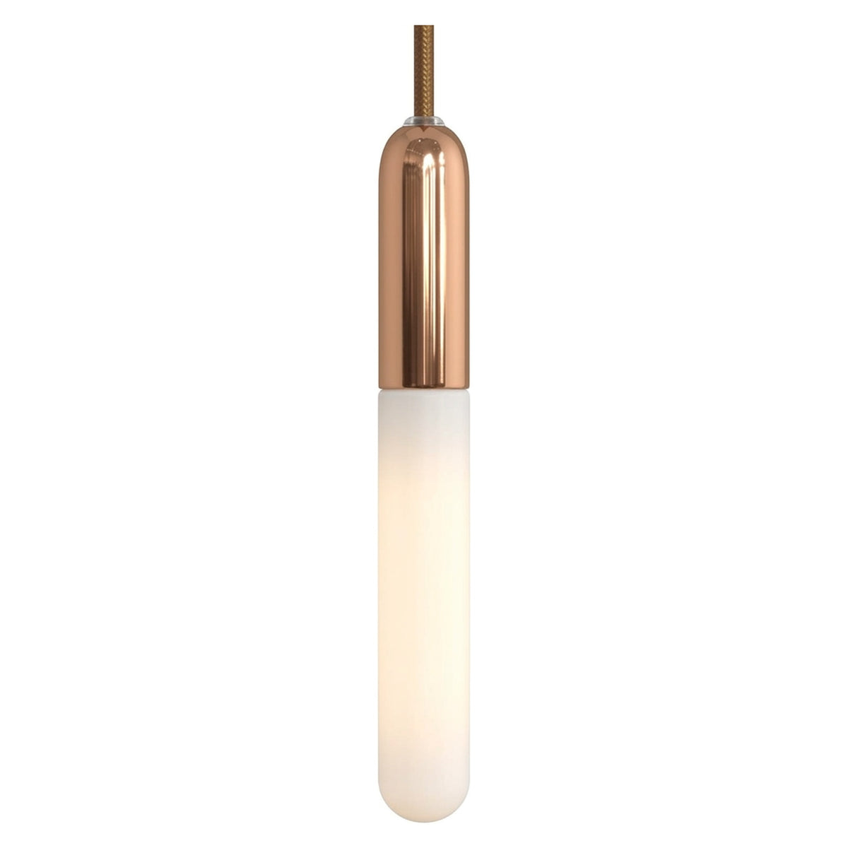 Casquilho E14 compacto em metal — Cobre