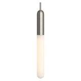 Casquilho E14 compacto em metal — Titânio acetinado