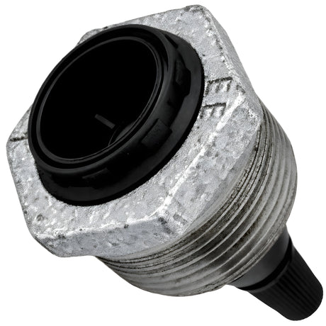 Kit de casquilho E14 integrado em acessório de ferro fundido galvanizado