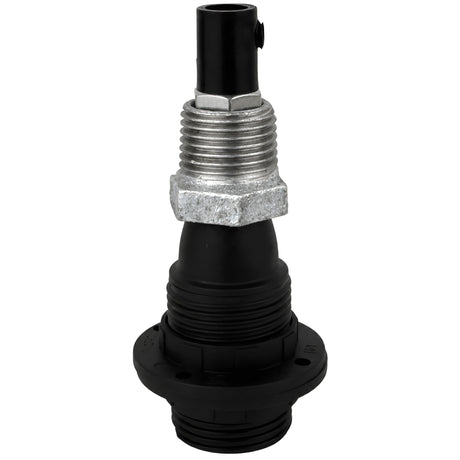 Kit de casquilho E14 roscado em termoplástico sobre acessório 1/2'' (15x21mm) macho em ferro fundido galvanizado