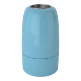 Casquilho E14 em porcelana — Azul-celeste