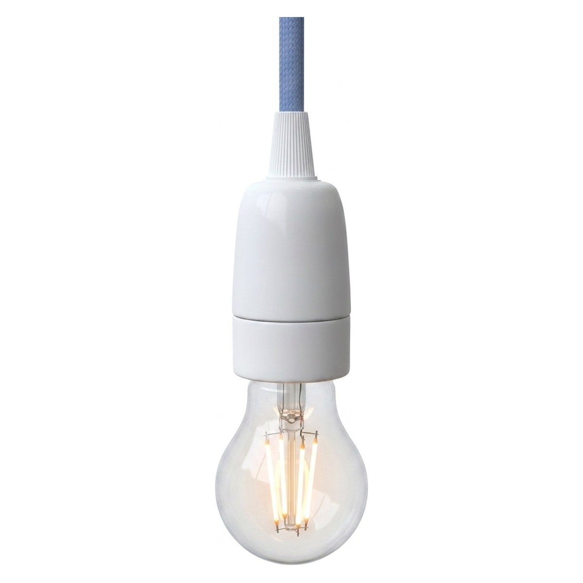 Casquilho E14 em porcelana — Branco