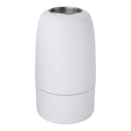 Casquilho E14 em porcelana — Branco
