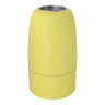 Casquilho E14 em porcelana — Amarelo