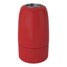 Casquilho E14 em porcelana — Vermelho