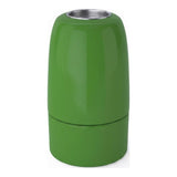 Casquilho E14 em porcelana — Verde