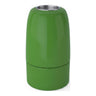 Casquilho E14 em porcelana — Verde