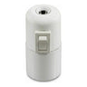 Casquilho E27 em baquelite com interruptor — Branco
