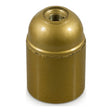 Casquilho E27 em baquelite — Dourado