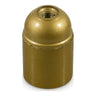 Casquilho E27 em baquelite — Dourado