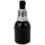 Kit de casquilho E27 em baquelite sobre acessório 1/2'' (15x21mm) macho em ferro fundido galvanizado
