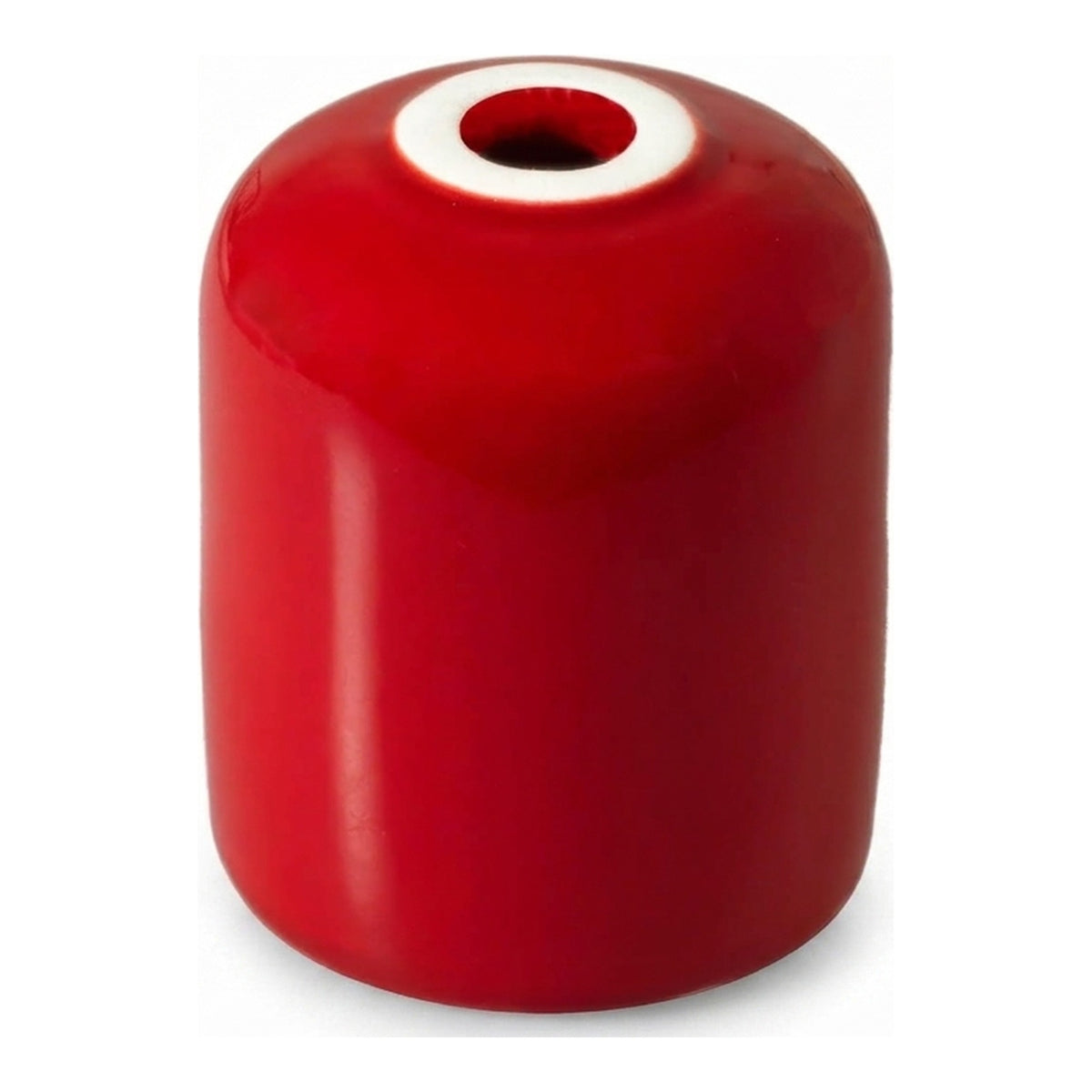 Casquilho E27 em cerâmica — Vermelho