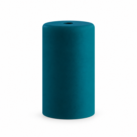 Kit de casquilho E27 em silicone para exterior — azul-petróleo — vista 1