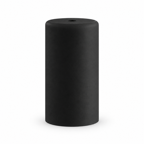 Kit de casquilho E27 em silicone para exterior — preto — vista 1