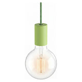 Casquilho E27 em metal pastel — Verde relva