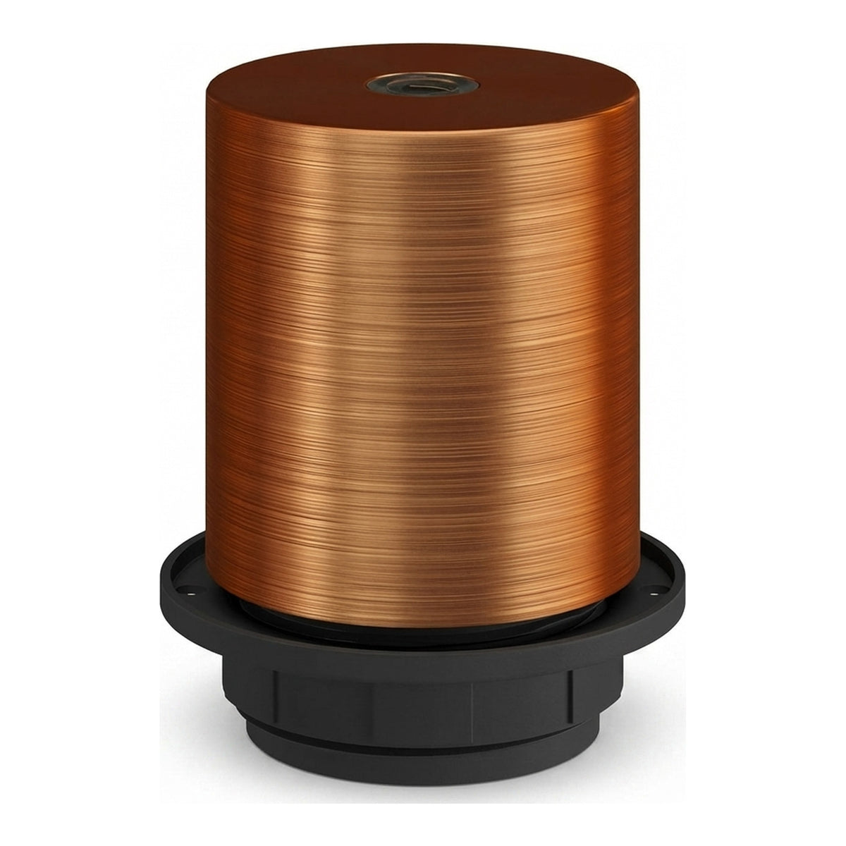 Casquilho E27 semirroscado em metal — Cobre acetinado