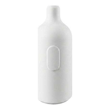 Casquilho E27 em silicone com interruptor — Branco