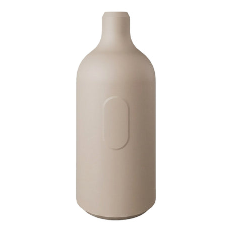 Casquilho E27 em silicone com interruptor — Castanho