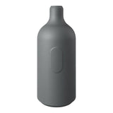 Casquilho E27 em silicone com interruptor — Cinzento