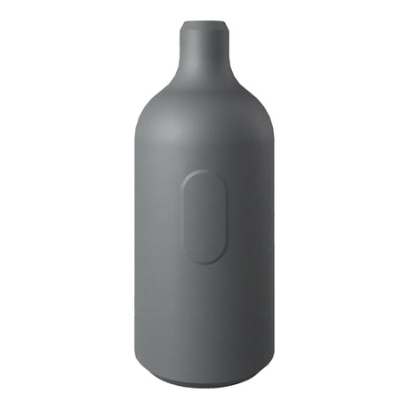 Casquilho E27 em silicone com interruptor — Cinzento