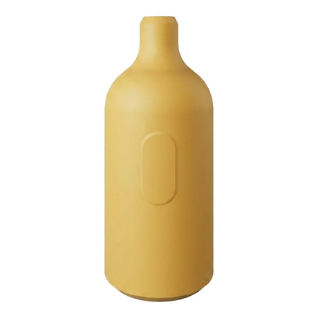 Casquilho E27 em silicone com interruptor — Mostarda