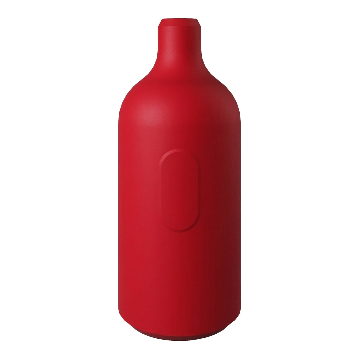 Casquilho E27 em silicone com interruptor — Vermelho