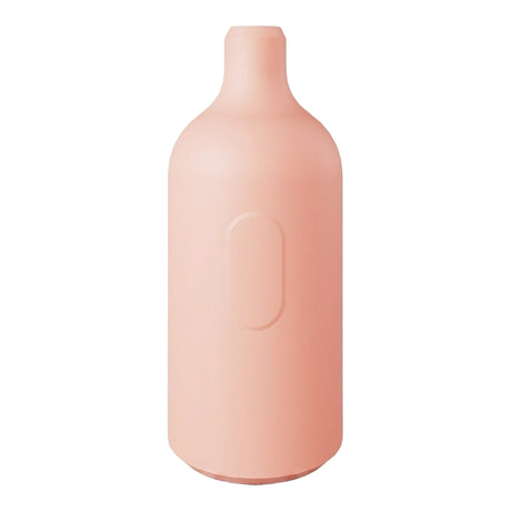 Casquilho E27 em silicone com interruptor — Salmão