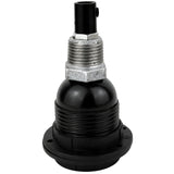 Kit de casquilho E27 em baquelite com anéis sobre acessório 1/2'' (15x21mm) macho em ferro fundido galvanizado