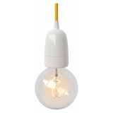 Casquilho E40 em porcelana — Branco