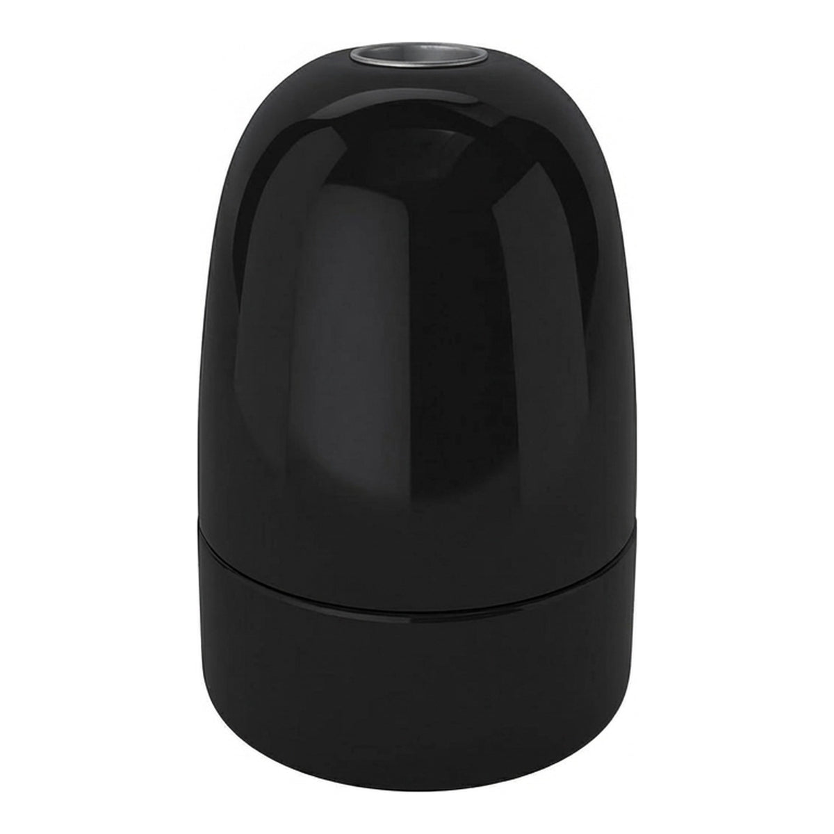 Casquilho E40 em porcelana — Preto