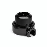 Kit tomada de parede e base em porcelana — Francesa 2P+T 16 A / Preto / 1 saída