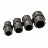 Niple direita/esquerda M/M em ferro fundido preto - foto de produto sobre fundo branco 2