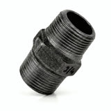 Niple igual em ferro fundido preto - foto de produto sobre fundo branco 7