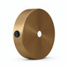Mini florão cilíndrico em metal com interruptor, Ø 83 mm — Bronze acetinado