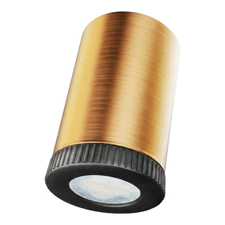 Mini foco LED em metal Mini GU10 — Cobre acetinado