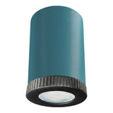 Mini foco LED em metal Mini GU10 — Azul petróleo