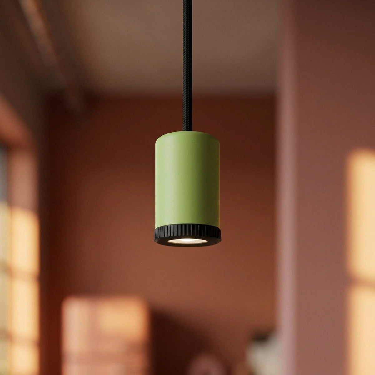 Mini foco LED em metal Mini GU10 — Verde relva