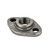 Mesa giratória oval preta