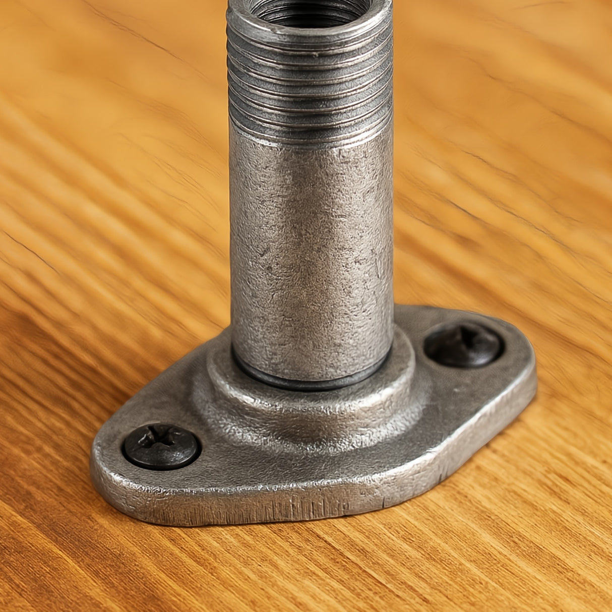 Mesa giratória oval preta